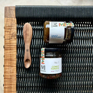 Collaboration Maison Lacker Cuillère et Sauce Tetetlan/Confit Tomate